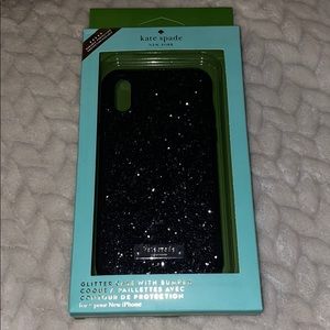 Kate Spade Glitter Case - black